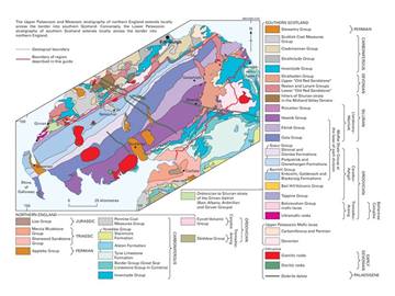 Southern Uplands Geological Map 